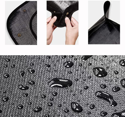 2PCS 26.8" x 26.8" Plant Repotting Mat Waterproof Transplanting Mat Indoor Succulent Potting Mat Portable Gardening Soil Changing and Watering mat Square and Foldable Garden mat
