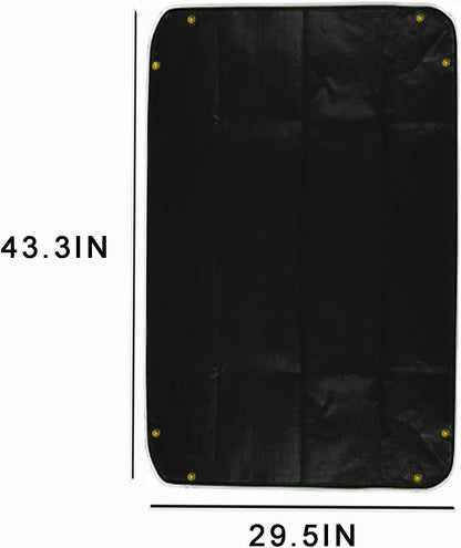 2PCS 26.8" x 26.8" Plant Repotting Mat Waterproof Transplanting Mat Indoor Succulent Potting Mat Portable Gardening Soil Changing and Watering mat Square and Foldable Garden mat