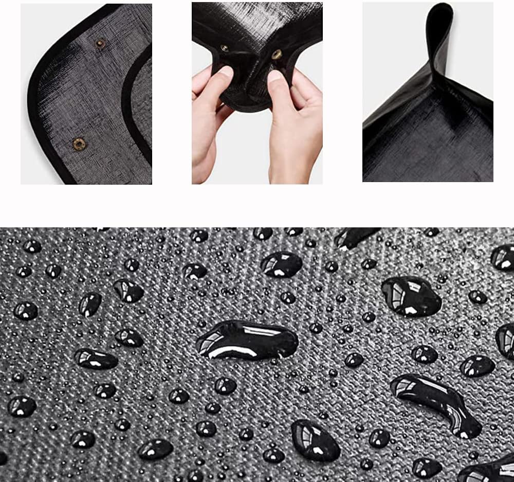 2PCS 26.8" x 26.8" Plant Repotting Mat Waterproof Transplanting Mat Indoor Succulent Potting Mat Portable Gardening Soil Changing and Watering mat Square and Foldable Garden mat