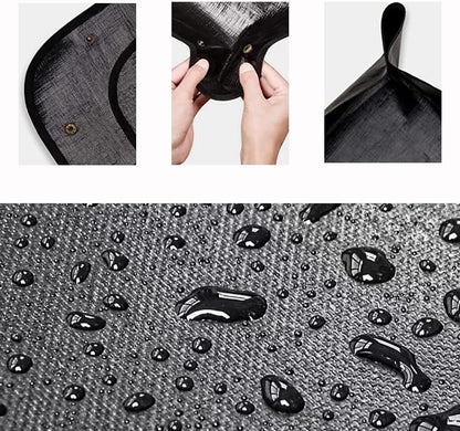2PCS 26.8" x 26.8" Plant Repotting Mat Waterproof Transplanting Mat Indoor Succulent Potting Mat Portable Gardening Soil Changing and Watering mat Square and Foldable Garden mat
