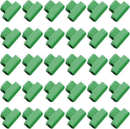 30 Pieces Greenhouse Clamps Film Row Cover Netting Tunnel Hoop Clip Frame Shading Net Rod Clip Greenhouse Film Clamps for Season Plant Extension Support, 19mm