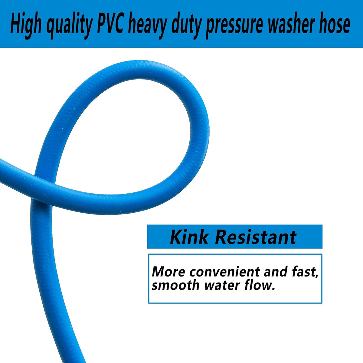 Pressure Washer Hose Reel with Hose 1/4"×100ft, Auto Rewind 3600PSI