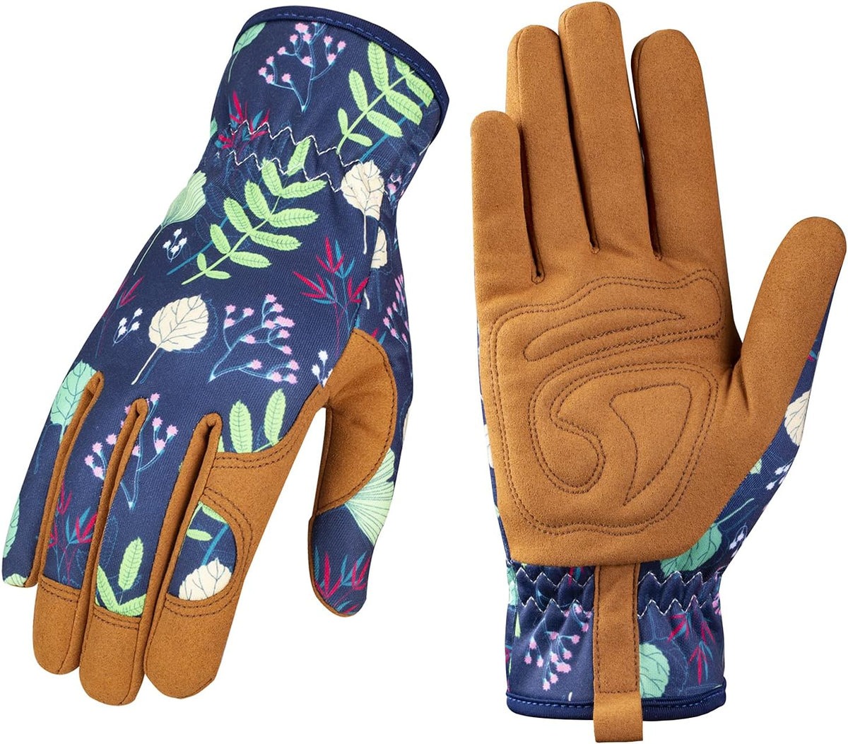 Gardening Gloves for Women, Leather Garden Gloves