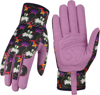 Gardening Gloves for Women, Leather Garden Gloves
