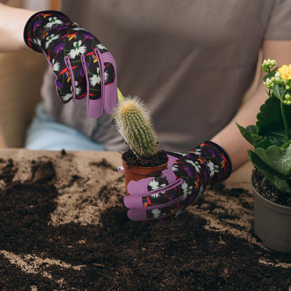 Gardening Gloves for Women, Leather Garden Gloves