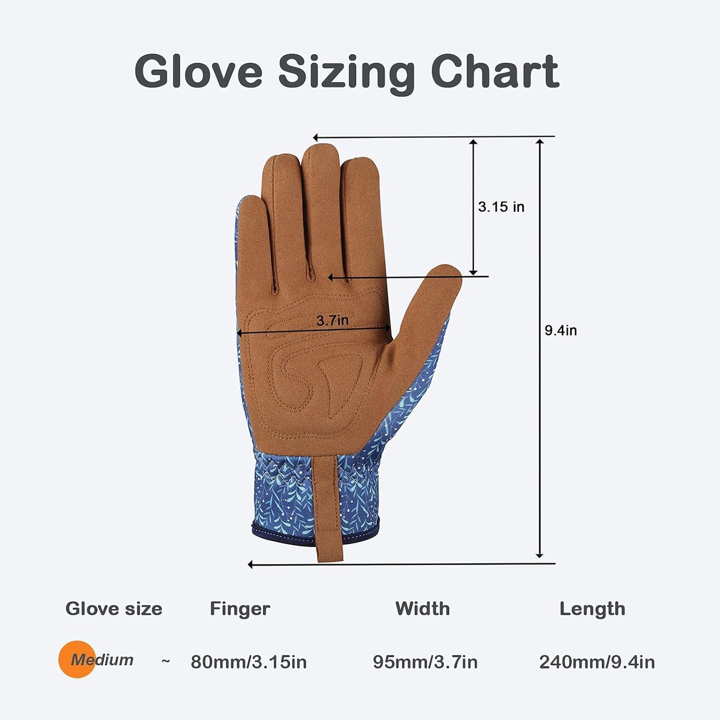 Gardening Gloves for Women, Leather Garden Gloves
