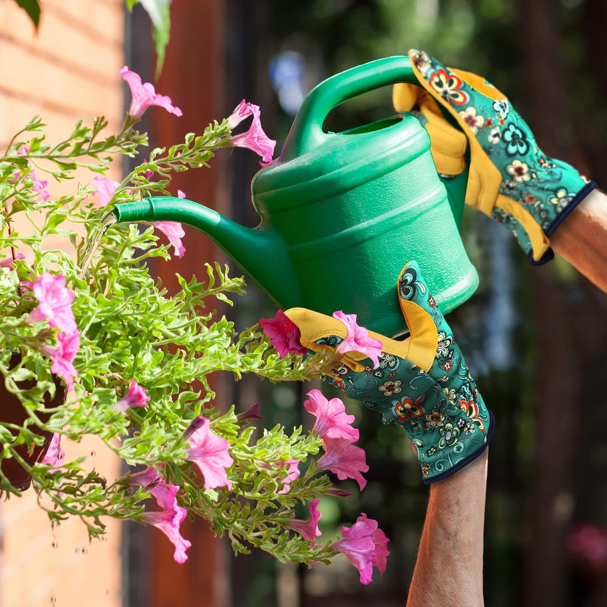 Gardening Gloves for Women, Leather Garden Gloves