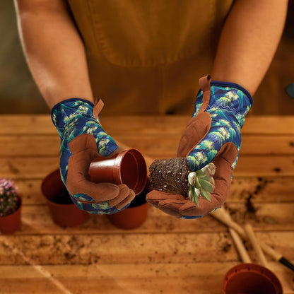 Gardening Gloves for Women, Leather Garden Gloves
