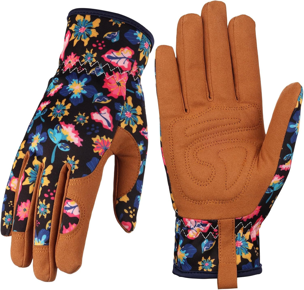 Gardening Gloves for Women, Leather Garden Gloves