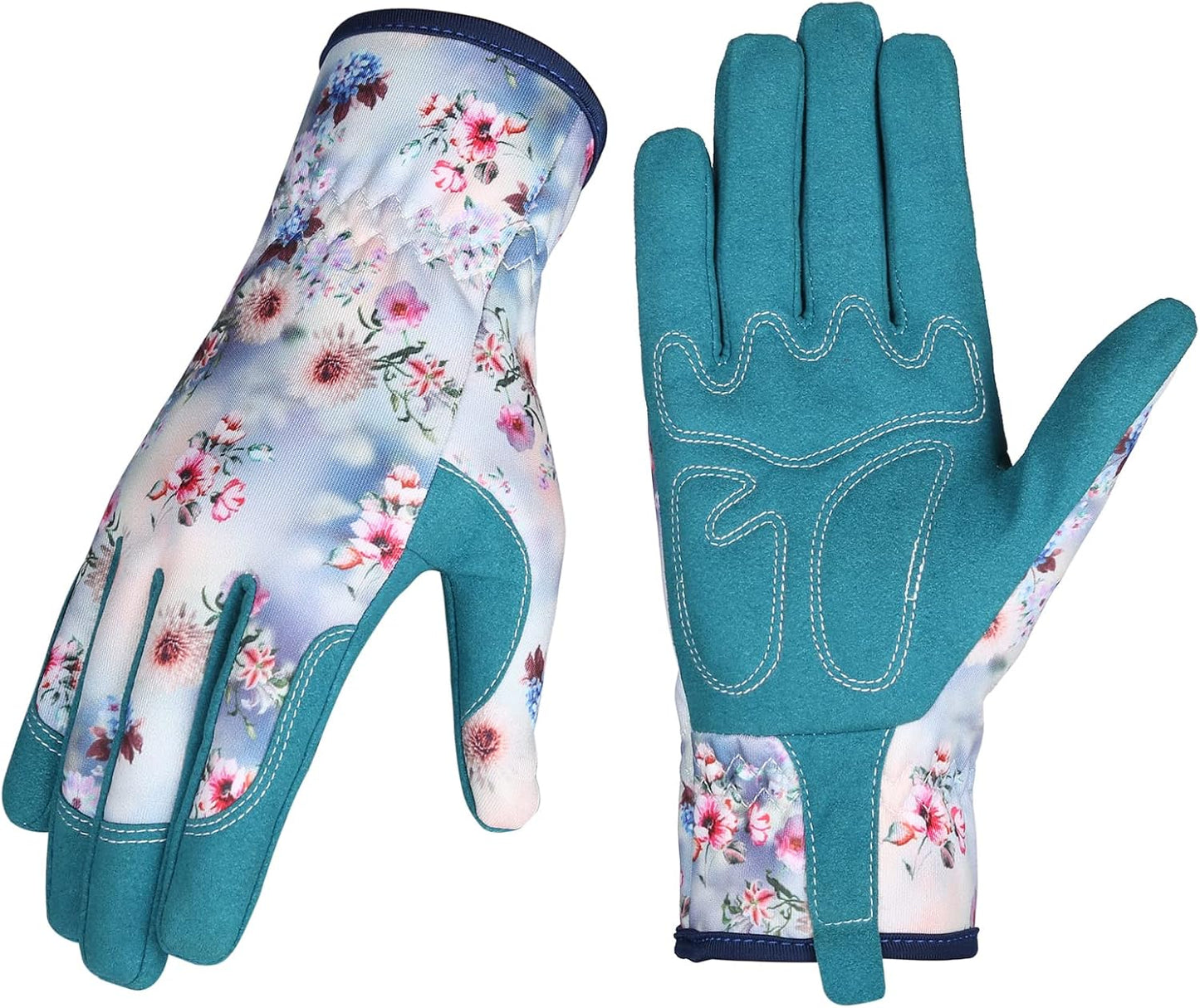 Gardening Gloves for Women, Leather Garden Gloves