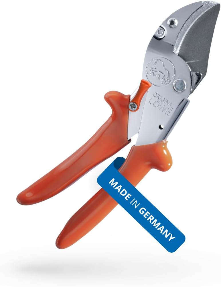 10 Professional Anvil Pruning Shears 10.107 with Bypass Geometry - Innovative Sharp Shears with Ergonomic Handles and Non-Stick Steel Blade for Pruning Work in Orcharding