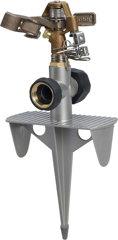 Brass Impact Sprinkler, Zinc Spike Base, Adjustable - 56946