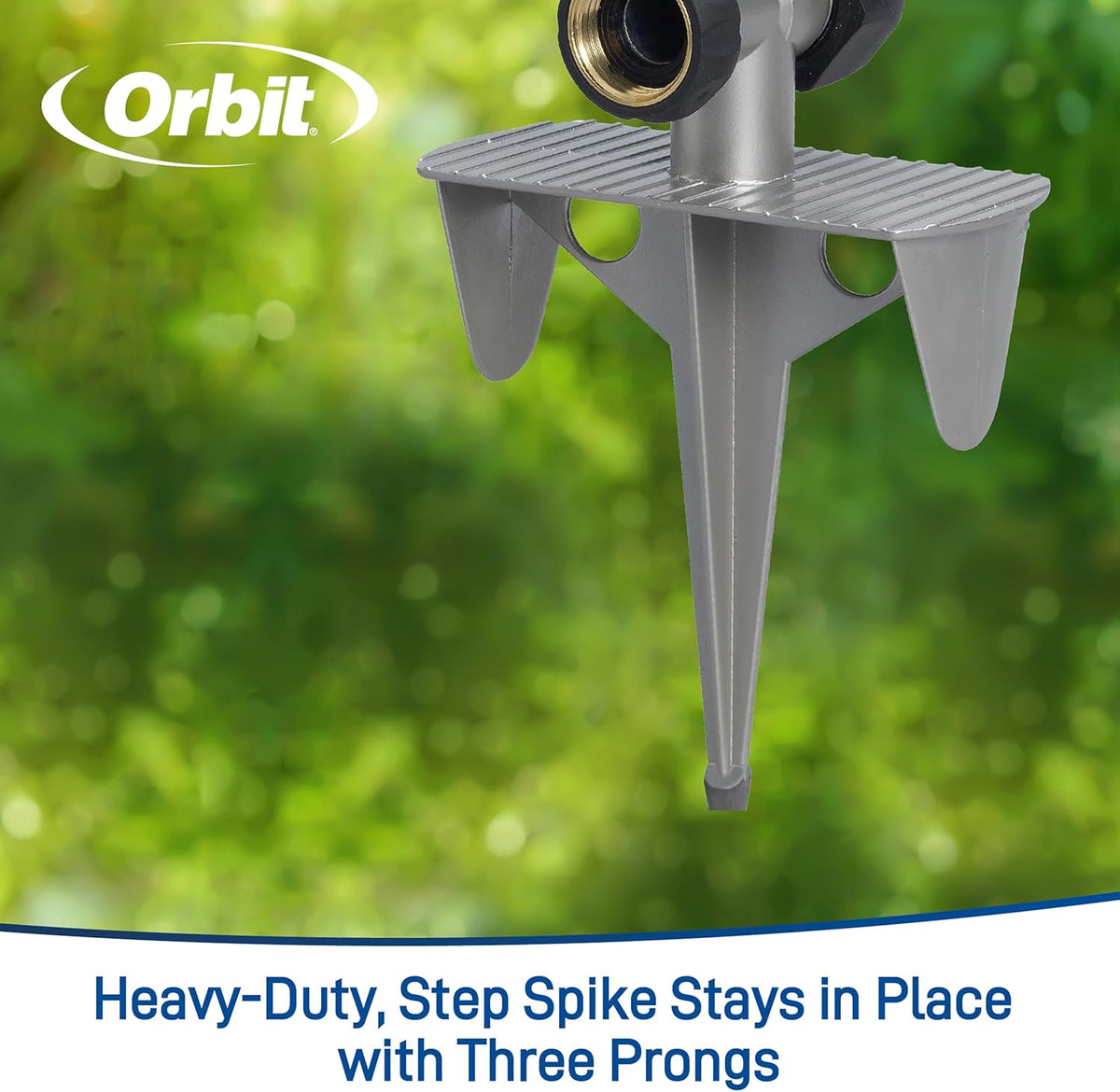 Brass Impact Sprinkler, Zinc Spike Base, Adjustable - 56946