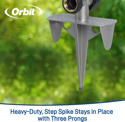 Brass Impact Sprinkler, Zinc Spike Base, Adjustable - 56946