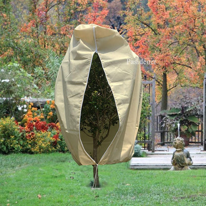 Plant Covers Freeze Protection 2.8oz 3 Packs 45"x40" Winter Tree Covers Frost Blankets for Outdoor Plants with Zipper Drawstring- Frost Cold Pest Protection for Shrubs Fruit Tree