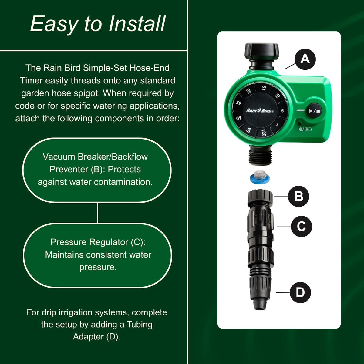 1ZEHTMRP Professional Irrigation Controller