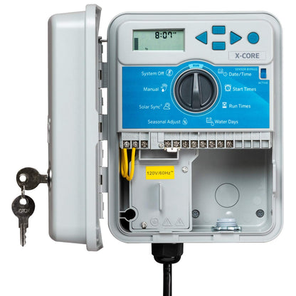 Hunter X-Core 4 Zone Sprinkler Timer, Indoor/Outdoor Sprinkler Controller