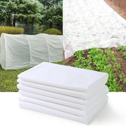 Garden Insect Netting & Frost Protection Cover - 2-3m x 5-10m Floating Row Cover Fabric for Vegetables, Plants, Winter Frost & Insect Barrier (2m x 10m)