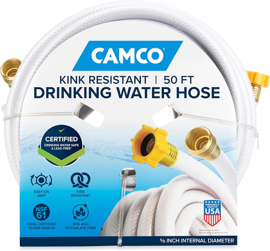 TastePURE 50-Foot RV Drinking Water Hose - Made in the USA