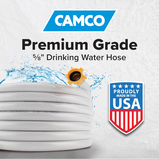 TastePURE 50-Foot RV Drinking Water Hose - Made in the USA