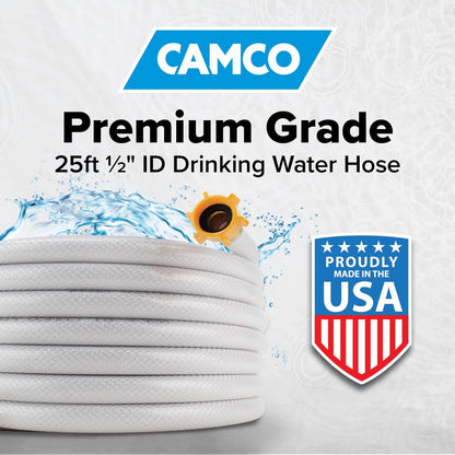 TastePURE 50-Foot RV Drinking Water Hose - Made in the USA