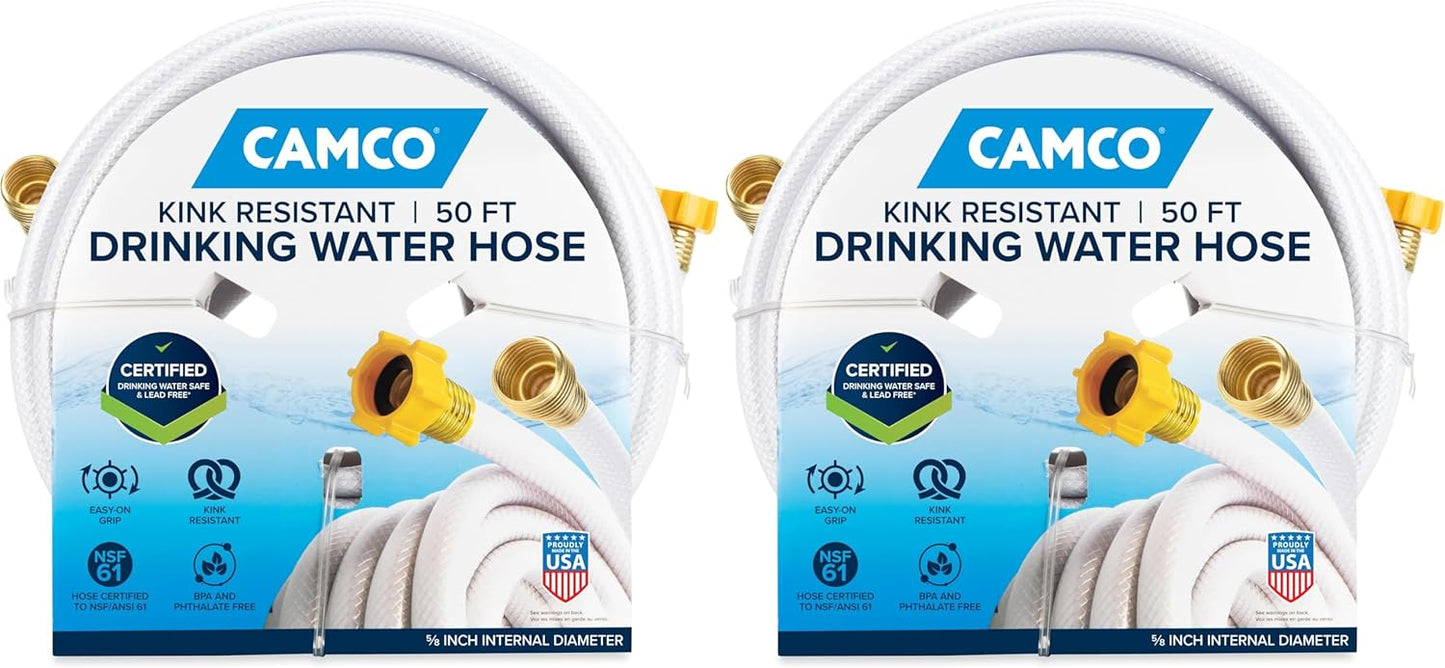 TastePURE 50-Foot RV Drinking Water Hose - Made in the USA