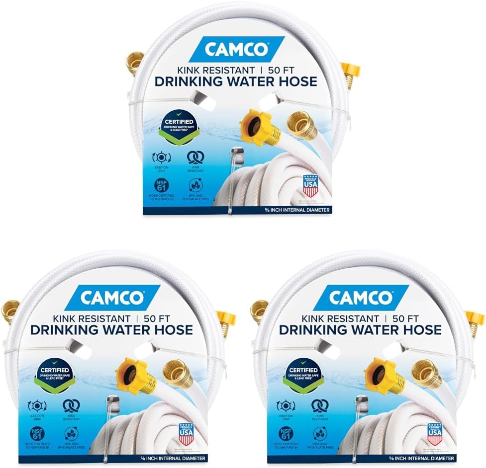 TastePURE 50-Foot RV Drinking Water Hose - Made in the USA