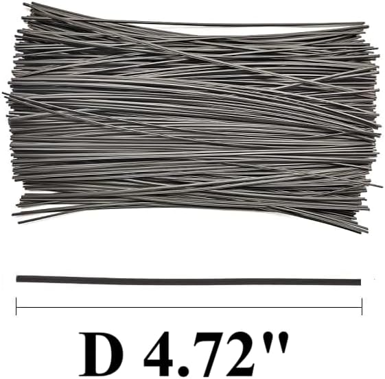 300 Pcs,Dark Green,8",Plastic Twist Ties, Garden Plant Twist Tie Cable Tie, Plastic Cable Ties for Bread Candy Bags, Gift Bags (8 Inch)