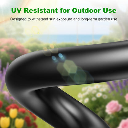 256FT Automatic Drip Irrigation System Kit,Automatic Garden Watering Misting System for Greenhouse, Yard, Plant ，Lawn with 1/2 inch Hose 1/4 inch Distribution Tubing and Accessories
