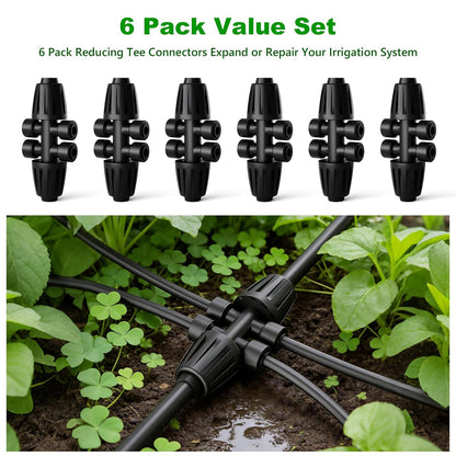 256FT Automatic Drip Irrigation System Kit,Automatic Garden Watering Misting System for Greenhouse, Yard, Plant ，Lawn with 1/2 inch Hose 1/4 inch Distribution Tubing and Accessories