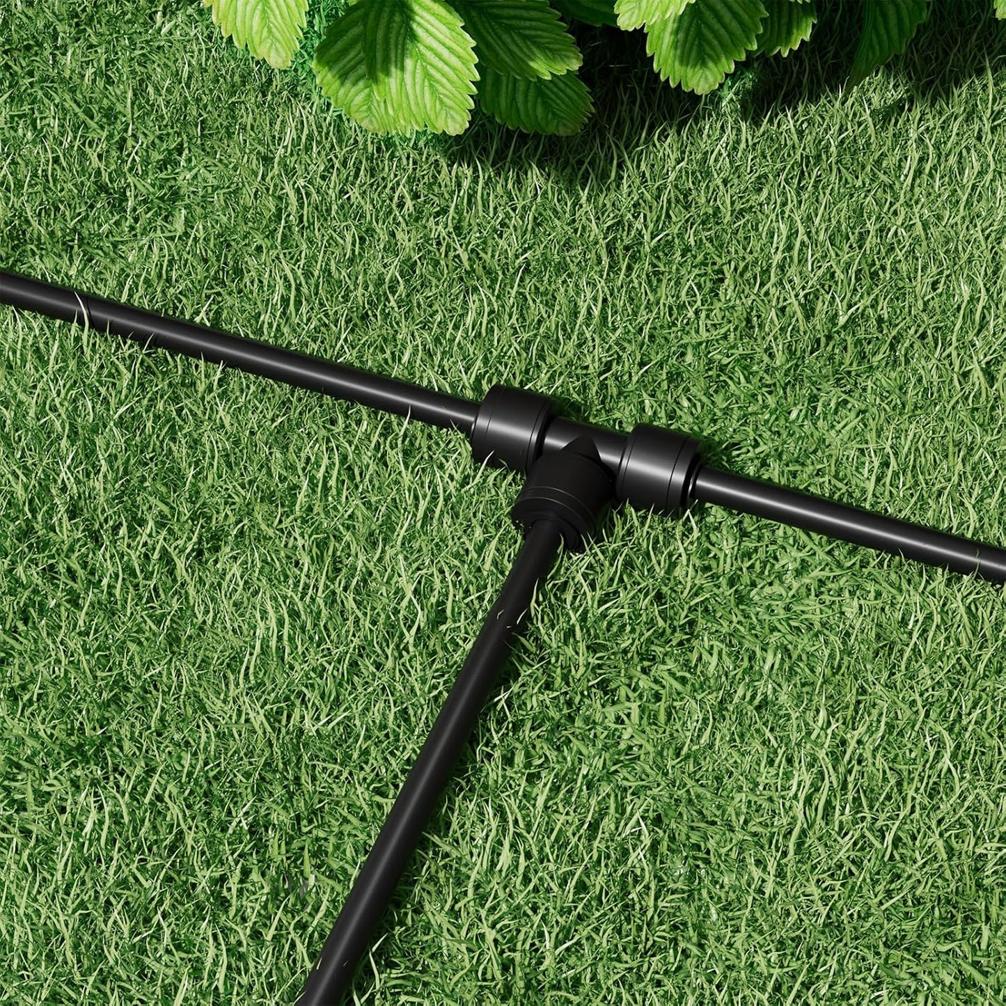256FT Automatic Drip Irrigation System Kit,Automatic Garden Watering Misting System for Greenhouse, Yard, Plant ，Lawn with 1/2 inch Hose 1/4 inch Distribution Tubing and Accessories