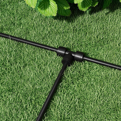256FT Automatic Drip Irrigation System Kit,Automatic Garden Watering Misting System for Greenhouse, Yard, Plant ，Lawn with 1/2 inch Hose 1/4 inch Distribution Tubing and Accessories