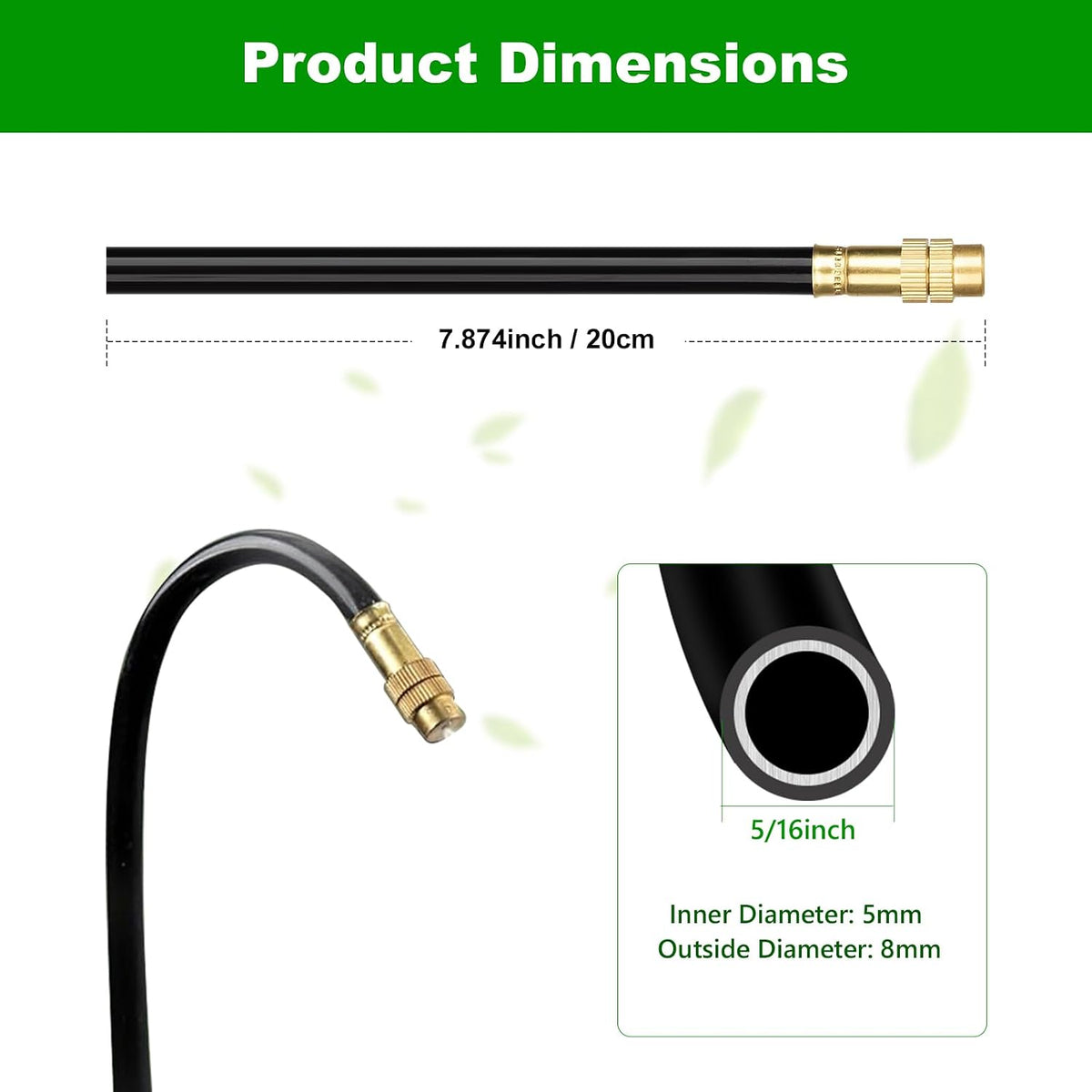 256FT Automatic Drip Irrigation System Kit,Automatic Garden Watering Misting System for Greenhouse, Yard, Plant ，Lawn with 1/2 inch Hose 1/4 inch Distribution Tubing and Accessories