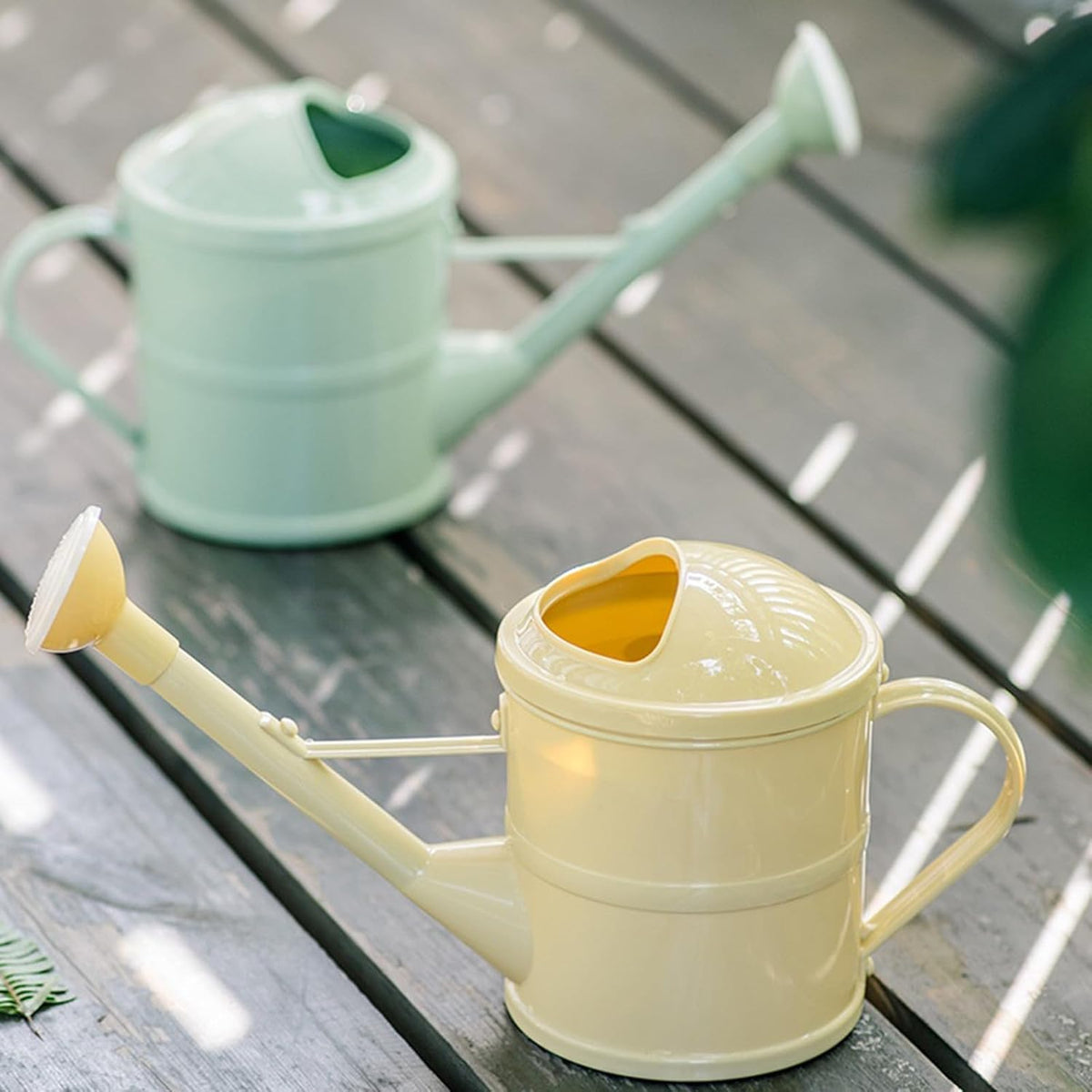 1.5 Gallon Long Spout Watering Can Large Garden Watering Can Indoor Outdoor Flower Sprayer with Ergonomic Handle for Plants, Balcony, Yard, Greenhouse & Home Gardening (Green)