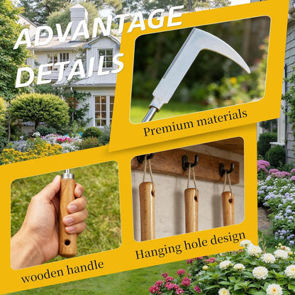 3-Pack Weeding Tool Set, Portable Garden Weeder, Ideal for Garden Weeding, Transplanting, and Digging, Features Comfortable Handle, Durable Gardening Tools, Suitable for All Ages