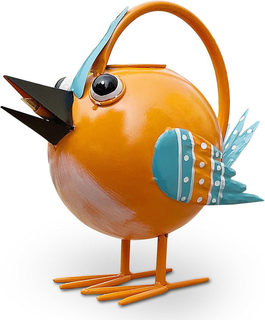 Metal Cute Bird Watering Can,Watering Can Indoor/Outdoor Plants
