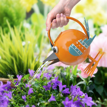 Metal Cute Bird Watering Can,Watering Can Indoor/Outdoor Plants