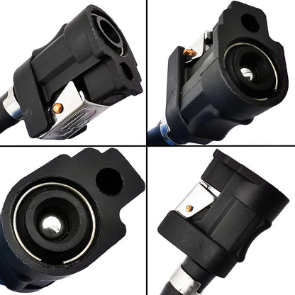 8mm 5/16" Boat Motor Line Hose with Connector and Primer Assy 6Y2-24306-55-00 6Y2-24306-56-00 & Primer Pump Assy Replacement for Yamaha Outboard Motors, 6mm/1/4in Pipe, 3m length