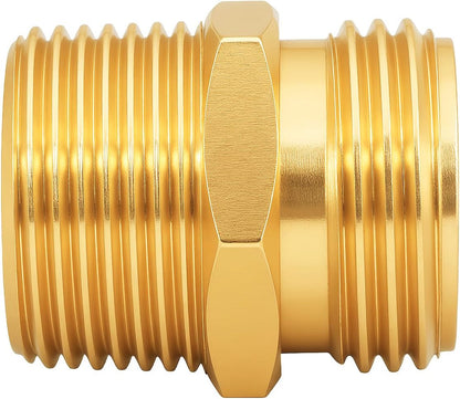 Brass Garden Hose Adapter,1/2"NPT Male to 3/4"GHT Female Fittings