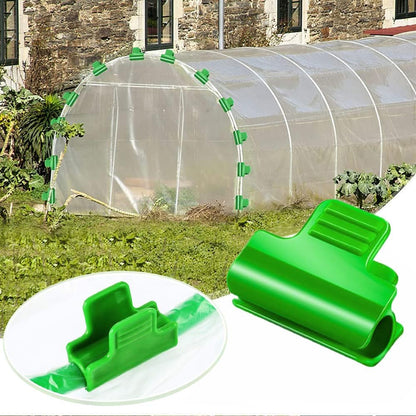 24pcs 19mm Garden Clamp, Greenhouse PVC Tube Clip for 18-20mm Pole