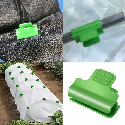 24pcs 19mm Garden Clamp, Greenhouse PVC Tube Clip for 18-20mm Pole