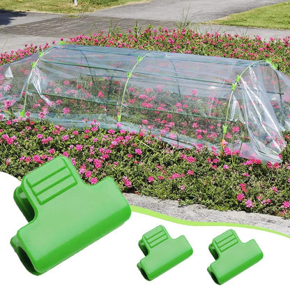 24pcs 19mm Garden Clamp, Greenhouse PVC Tube Clip for 18-20mm Pole