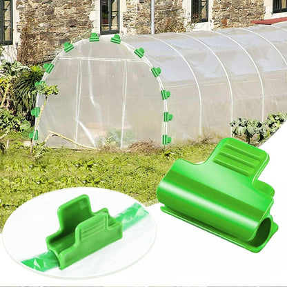 24pcs 19mm Garden Clamp, Greenhouse PVC Tube Clip for 18-20mm Pole