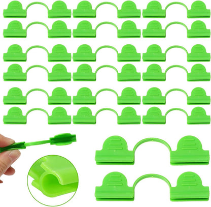 24pcs 19mm Garden Clamp, Greenhouse PVC Tube Clip for 18-20mm Pole