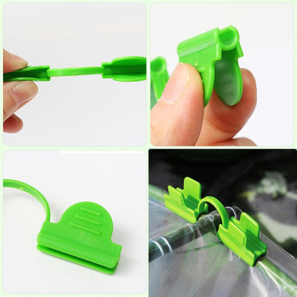 24pcs 19mm Garden Clamp, Greenhouse PVC Tube Clip for 18-20mm Pole