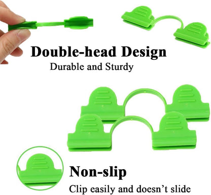 24pcs 19mm Garden Clamp, Greenhouse PVC Tube Clip for 18-20mm Pole