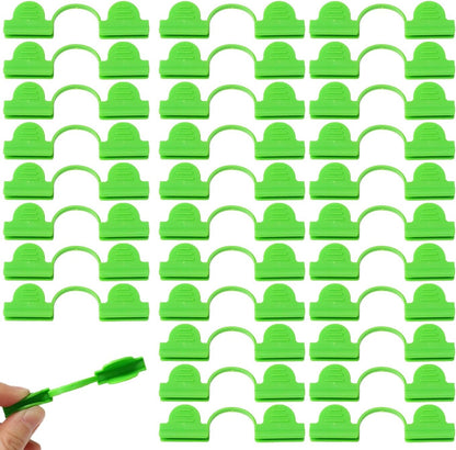 24pcs 19mm Garden Clamp, Greenhouse PVC Tube Clip for 18-20mm Pole