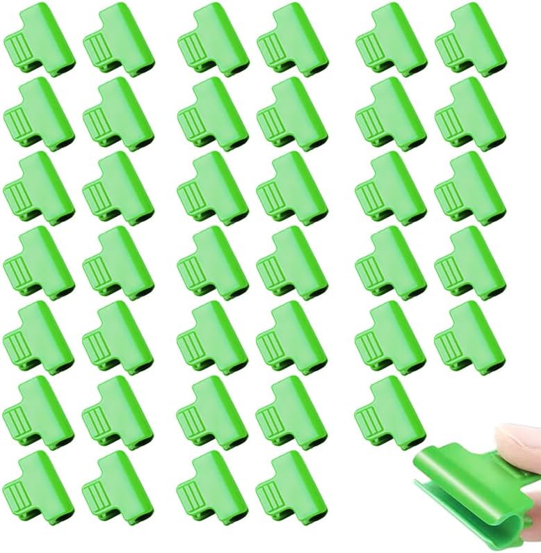 24pcs 19mm Garden Clamp, Greenhouse PVC Tube Clip for 18-20mm Pole