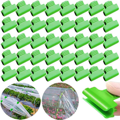 24pcs 19mm Garden Clamp, Greenhouse PVC Tube Clip for 18-20mm Pole