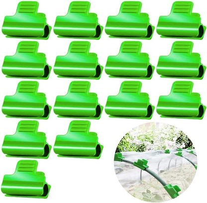 24pcs 19mm Garden Clamp, Greenhouse PVC Tube Clip for 18-20mm Pole